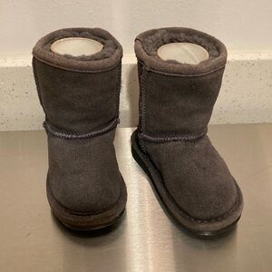 Bearpaw Gray Toddler Boots
